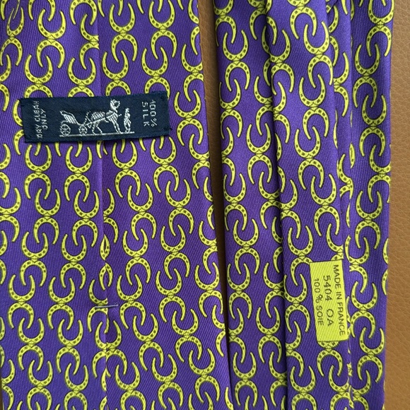 🥳HolidayOnlyOffer: 100% Silk HERMES Tie made in France - Picture 2 of 4